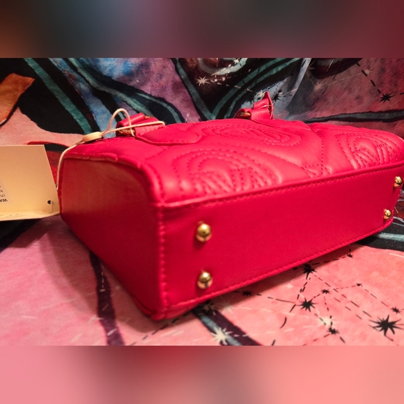 NWT VALENTINO ORLANDI PINK QUILTED HANDBAG - Picture 8 of 11